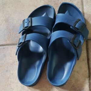 Birkenstock Navy Double Strap Sandals